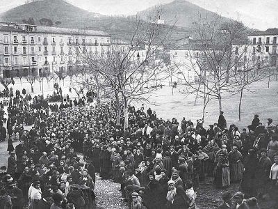 Processione del Venerdì Santo ai primi del Novecento