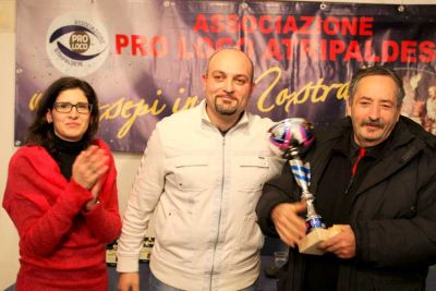 Il vincitore dell'edizione dello scoro anno, Antonio Di Gisi